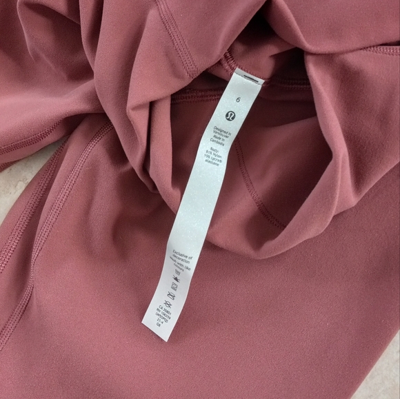 Lululemon Lunar New Year Align High Rise Pant 25" Smoky Red Nulu 6 - Picture 8 of 14
